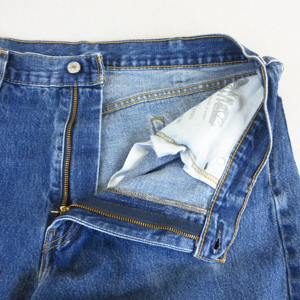 Levis 517 Bootcut Jeans Mens 38x29 Blue Medium Wash 100% Cotton Denim 00517-0216
